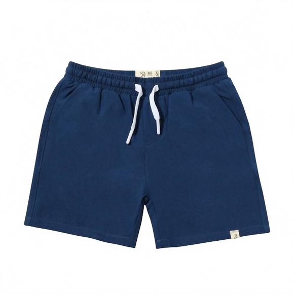 NEW ME & HENRY boy's splash swim shorts in navy - Picture 1 of 2